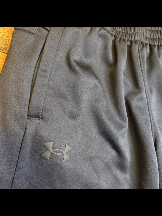Under Armour Men's Black Fleece Jogger Pants 100% Polyester Activewear L Loose - Picture 7 of 11
